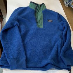 Abercrombie Mens Small Royal Blue Fleece