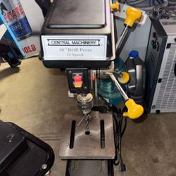 CENTRAL MACHINERY 10” BENCH DRILL PRESS 