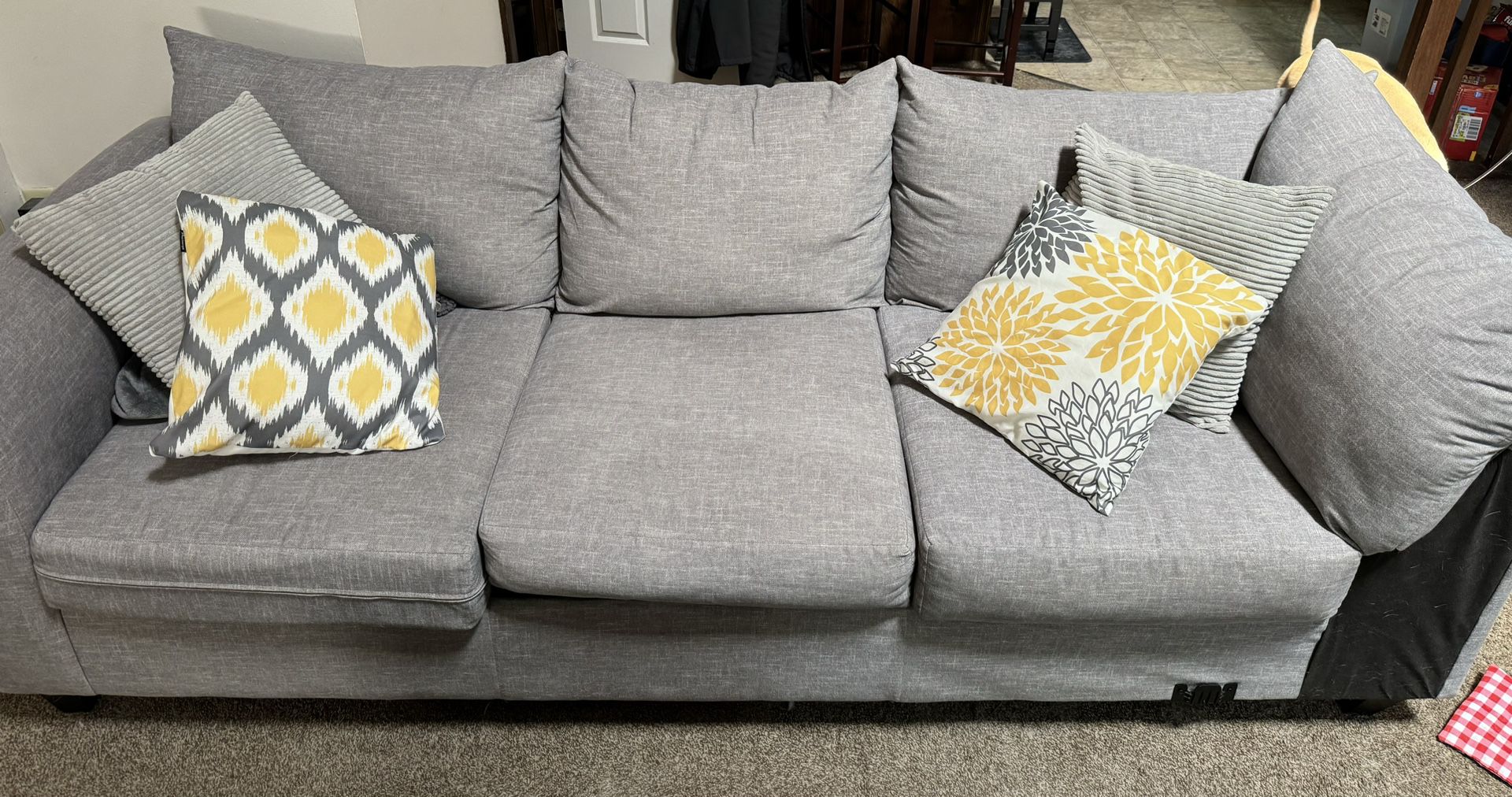 Light Gray Sectional Couch