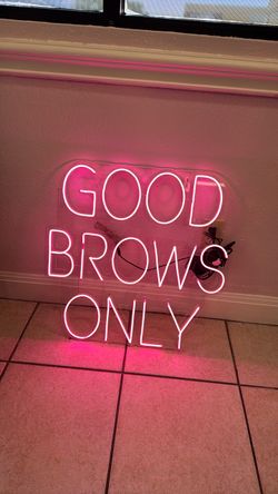 Neon sign