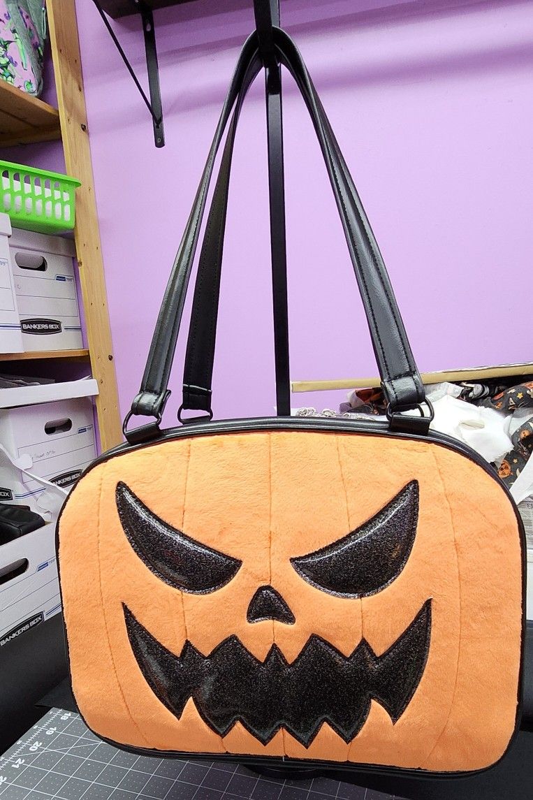 Jack O Lantern Face Halloween Handbags