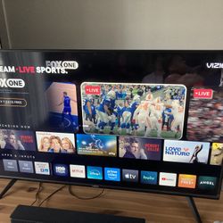 Visio 50” 4k UHD LED TV