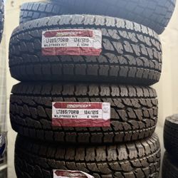 LT265/70/18 Landspider Tires EACH TIRE $145/ CADA LLANTA- INSTALLED AND BALANCED