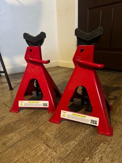 YATOINTO 6 Ton Jack Stands (13,200 LBs) - Red