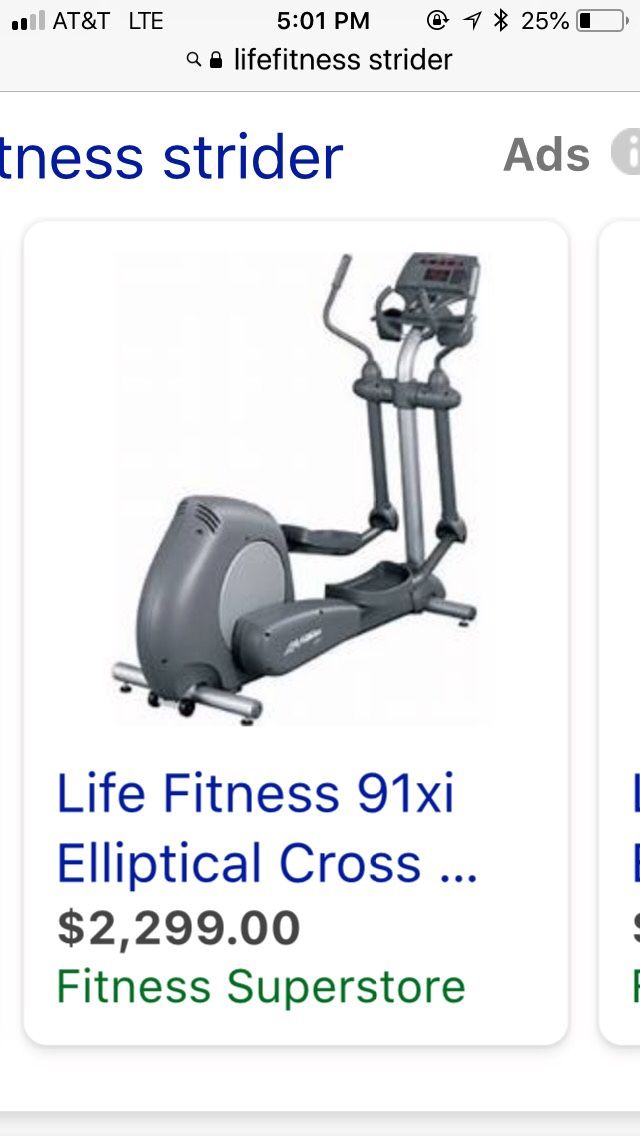 LifeFitness 91xi Elliptical OVER 50% OFF