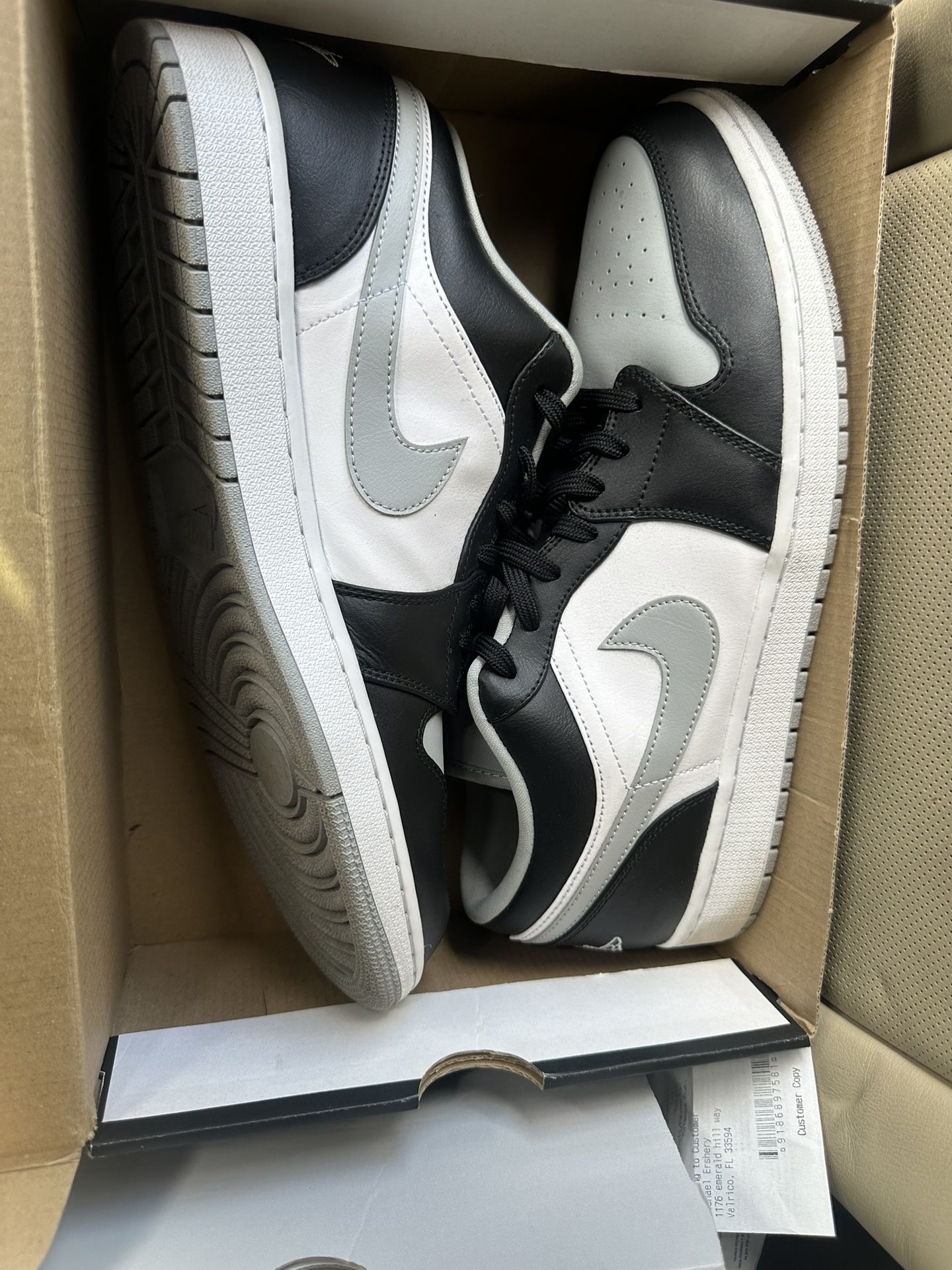 Jordan 1 Low Shadow Toe
