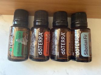 doTERRA Essential Oil Blends- 4 bottles 15ml past expiry date   Authentic doTERRA essential oil collection includes four 15 mL bottles. - all more tha