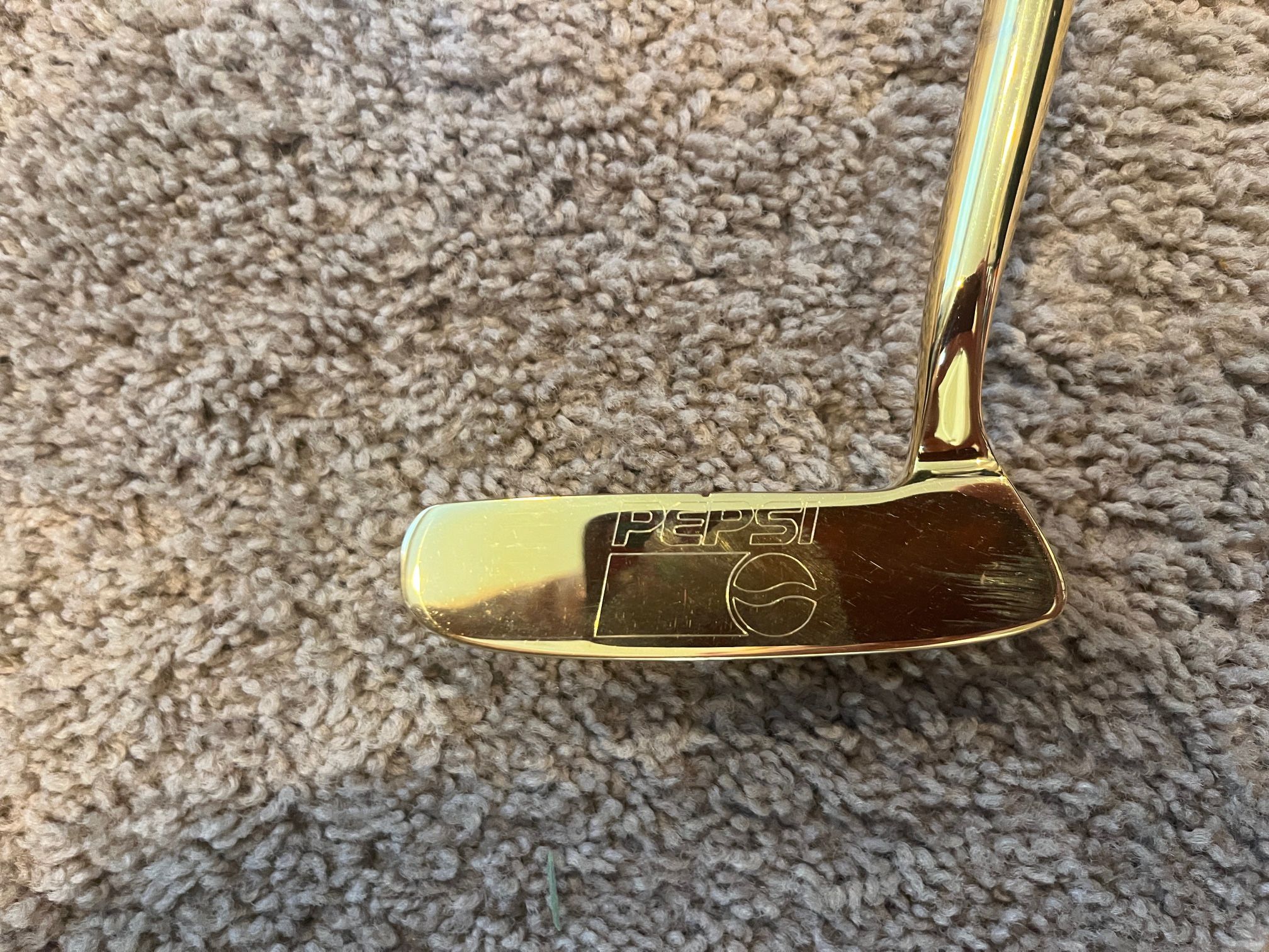 New 24K Gold Plated Golf Connection Pepsi Blade Putter