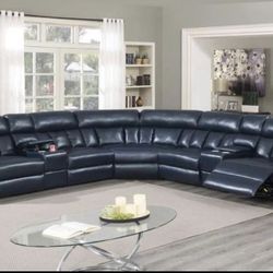 Recliner Sectional Sofa Set