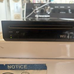 Wii Black Console With Cords And 2 Games