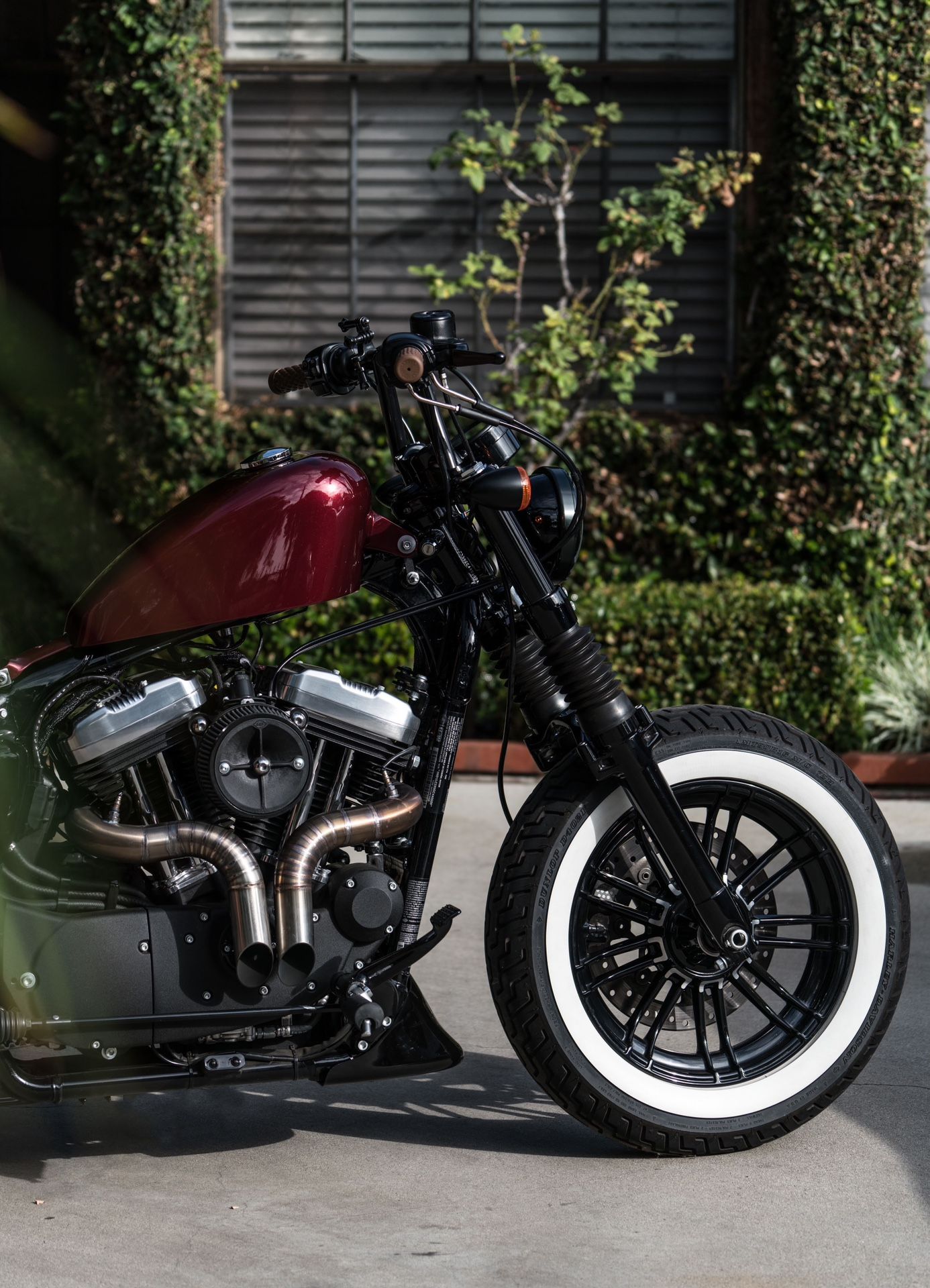 Harley Davidson Forty Eight Tank Custom Burgundy