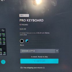 Gforce Pro Keyboard 