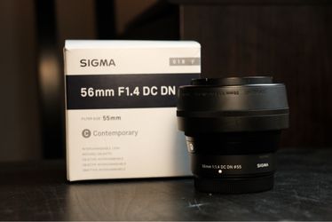Sigma 56mm 1.4 For Fujifilm Camera X Mount like new
