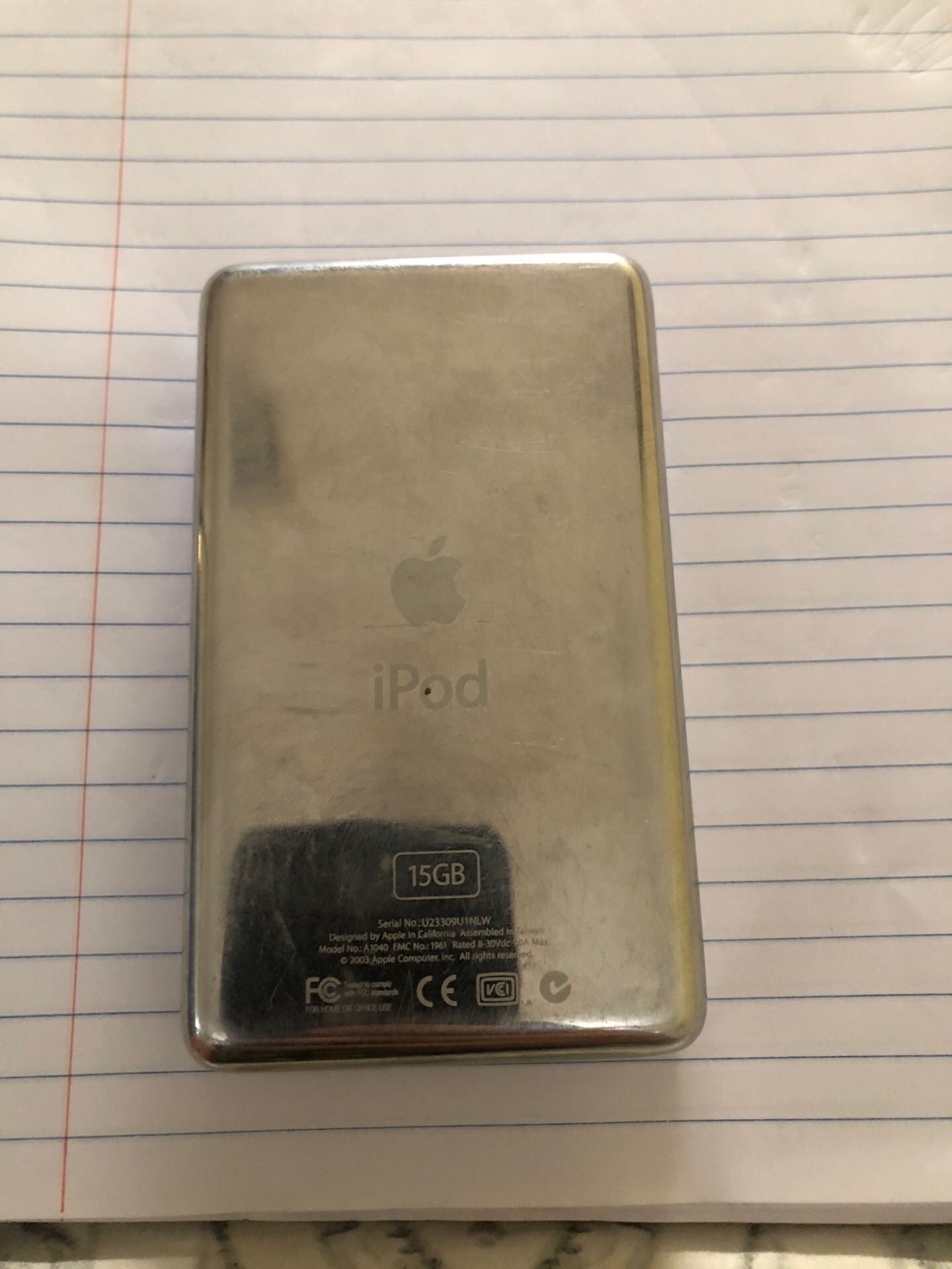 iPod 15gbs