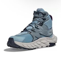 HOKA Women's Anacapa Mid Gore-Tex Hiking Boots Blue Size 10B