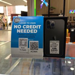 New iPhone 13PM 128GB Unlocked - Financing Available- Take Home Today
