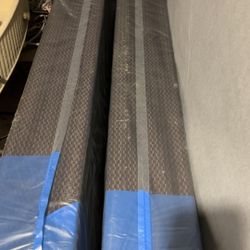 King size bed,two twin boxsprings,metal frame