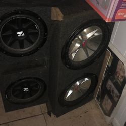 2 Car/truck Speakers With Amp 