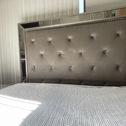 Queen Bedframe And 1 Nightstand 