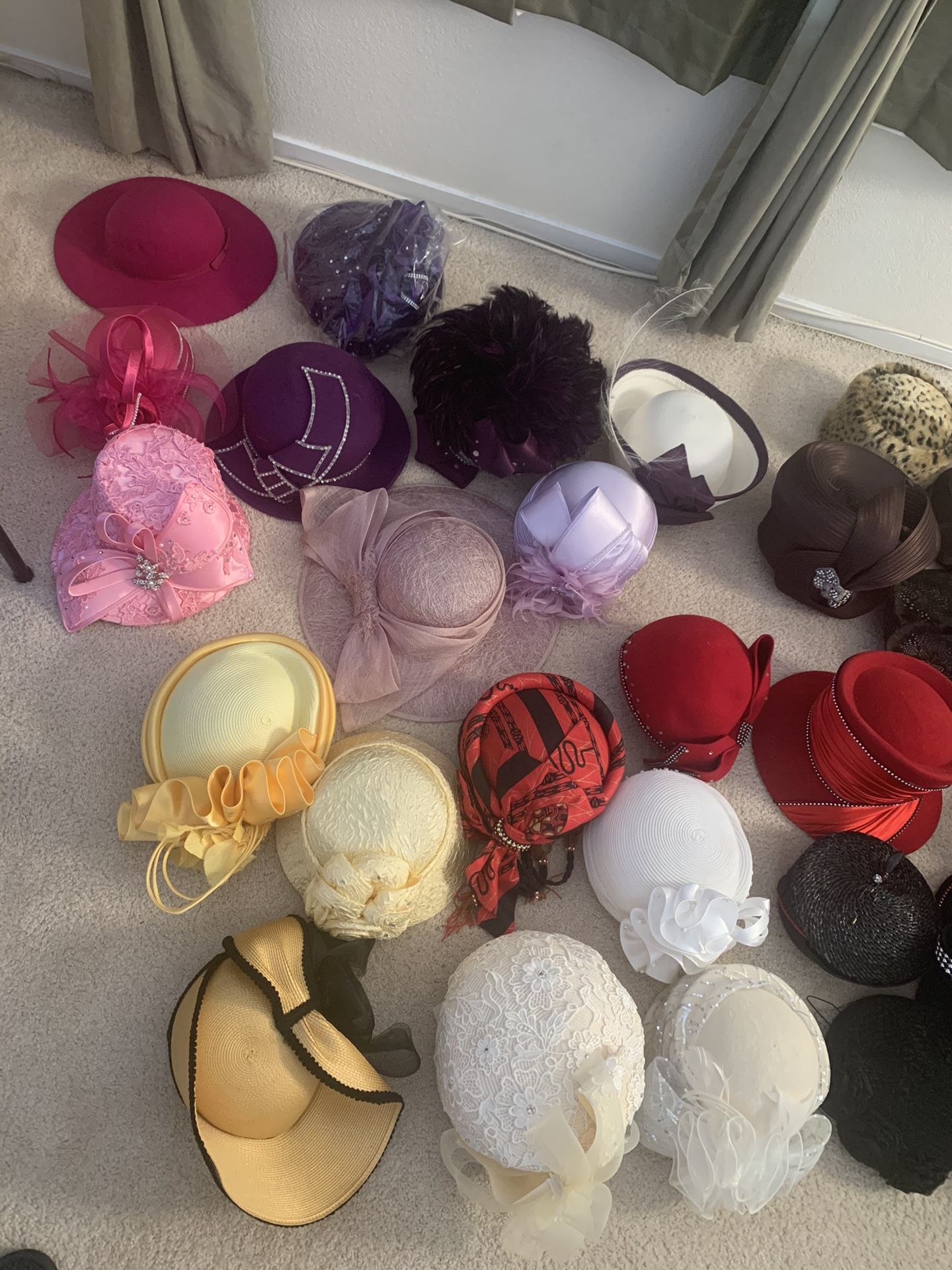 Vintage/Church Hat Haul- 45+Hats! Plus 3 Fur Shawls