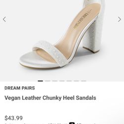 Dream Paris White Pearl Bridal Heels