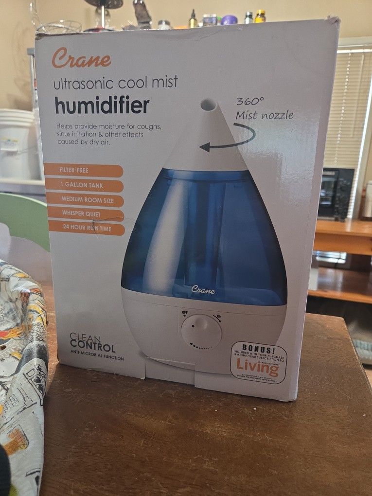 New In Box Unopened Ultrasonic Cool Mist Dehumidifier