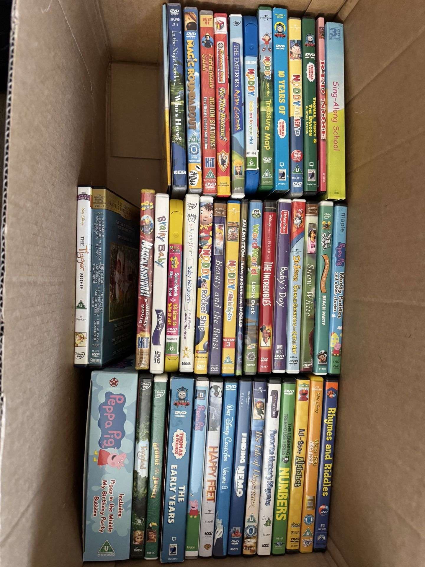 Children’s DVD’s 46 Varieties All Excellent Condition.