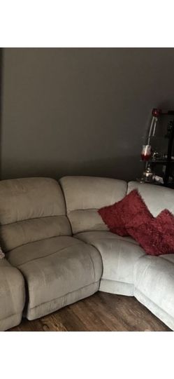 Sectional Sofa With Recliners  And Lounge Chair 