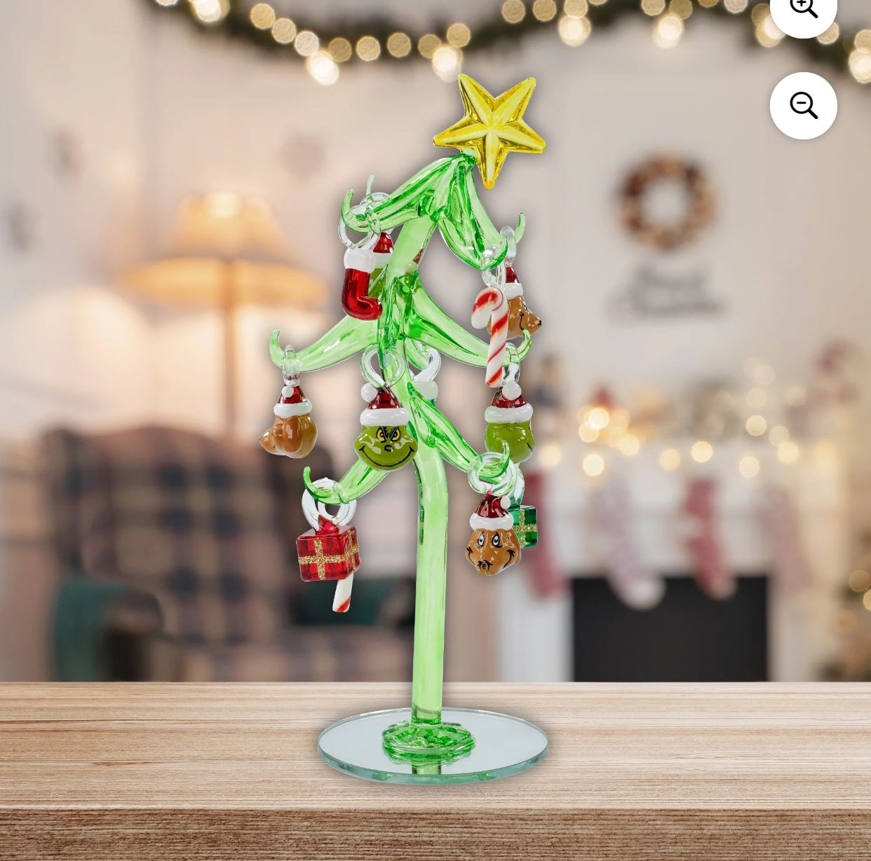 Dr. Seuss's How the Grinch Stole Christmas, Glass Table Top Tree