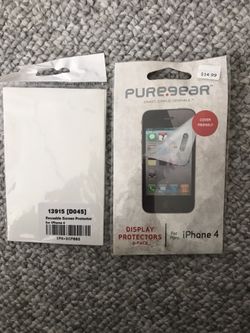 iPhone 4 screen protectors