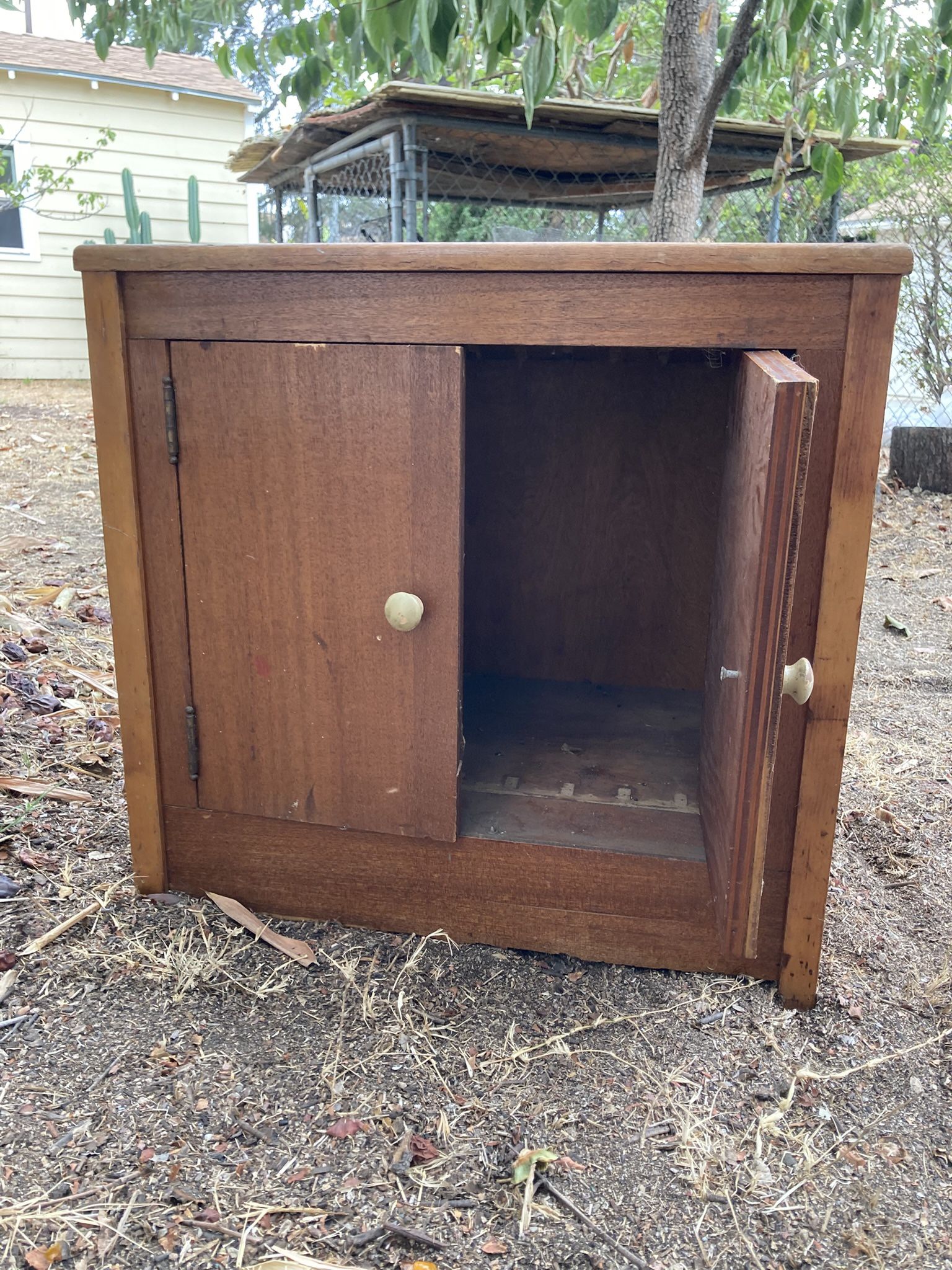 Antique Wooden Cabinet Free