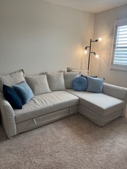 IKEA FRIHETEN Sleeper Section with Storage Beige