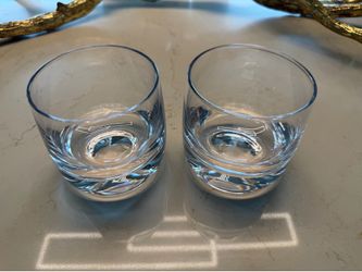 Pair of Clear Mofado Lowball Rocks Glasses