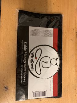 Wire devil cable management sleeve