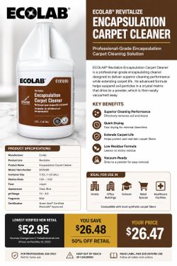 Encapsulation Carpet Cleaner