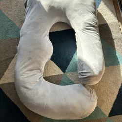 Momcozy U-shaped Pregnancy pillow W/removable Velvet Cover 