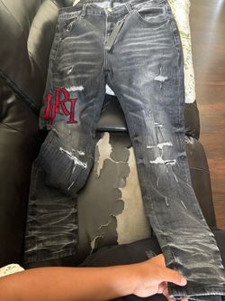 Black amiri jeans