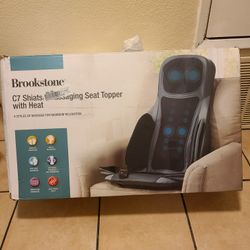 Brookstone c7 shiatsu massaging seat topper with heat for Sale in
