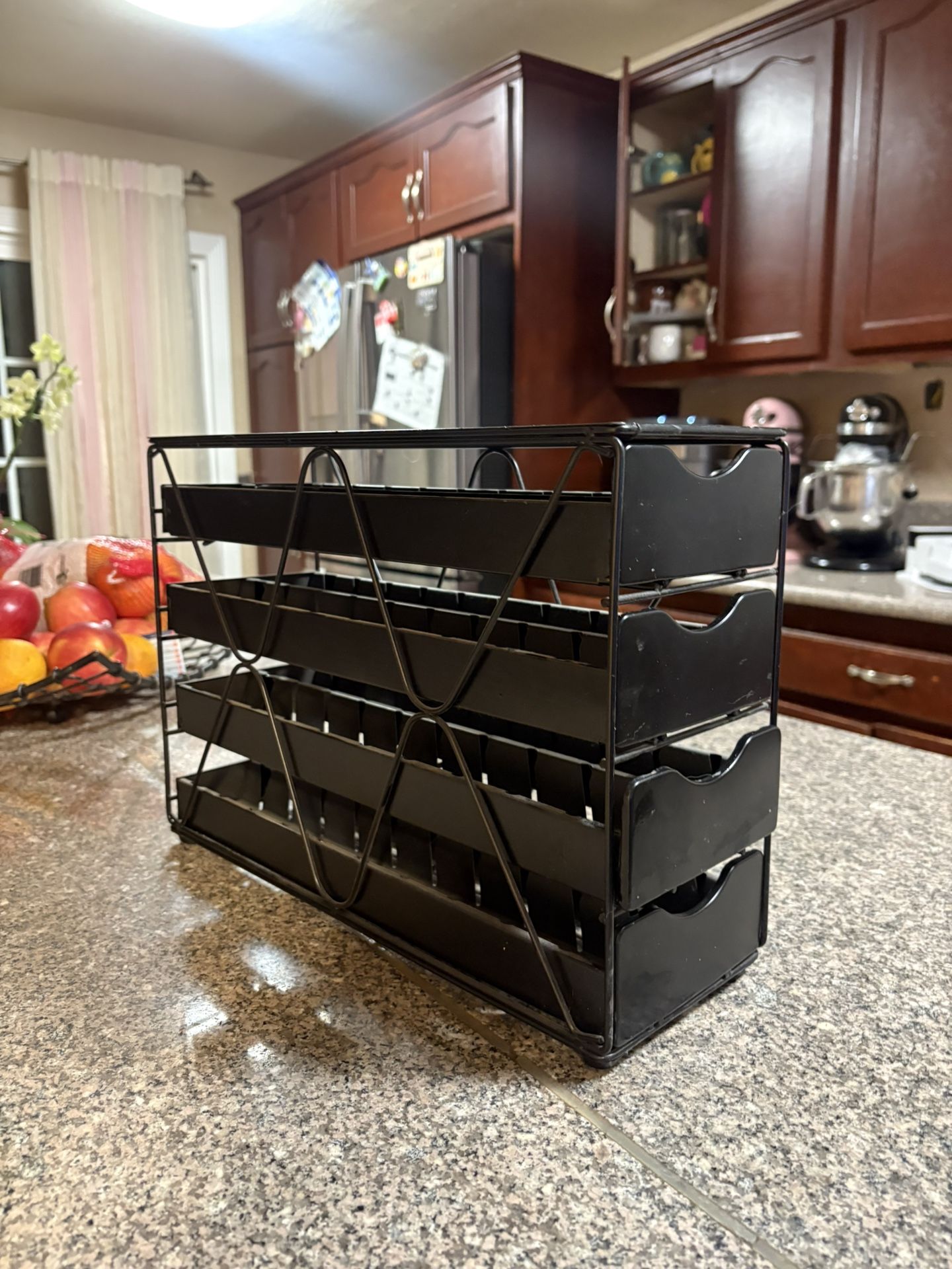 Flagship for Nespresso Pod Holder Drawer Large Mullti Tier Coffee Pod Holder Vertuo (4 Tier (80Pods Capacity))