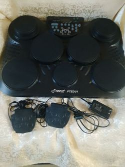 Pyle PTED01 Electronic Tabletop Digital Drum Kit