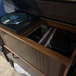 Magnovox Record Player Cabinet Mid century Modern
