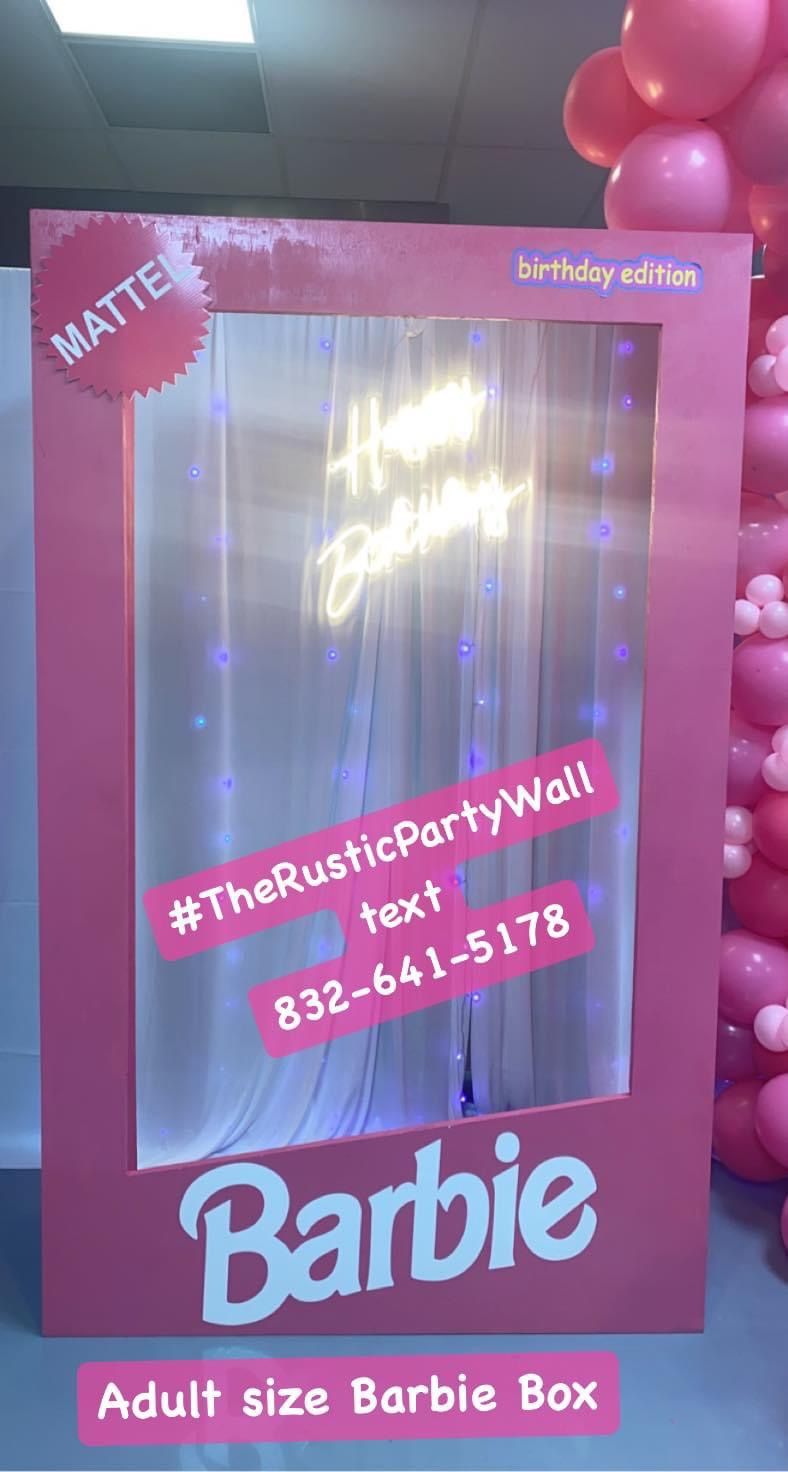 Adult Size Barbie Box