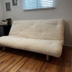 Wood Futon Frame and Mattress (Queen)
