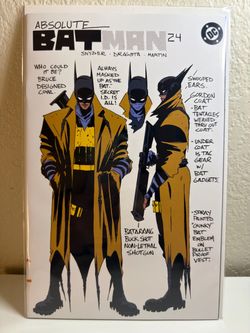 *BRAND NEW* ABSOLUTE BATMAN #24 FELIX COMIC ART NICK DRAGOTTA DESIGN CARDSTOCK EXCLUSIVE