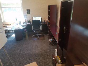 Full office set with two chairs