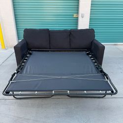 Ashley Furniture Charcoal Dark Gray Queen Pullout Sofa Bed - 🚚 DELIVERY AVAILABLE