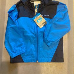 Brand New Columbia Rain/wind Jacket (4T)