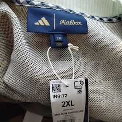 Brand New Adidas Malbon Cardigan. 2xl But Fits Many People 