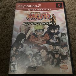 Naruto Ultimate Ninja Greatest Hits PS2 Video Game Complete 