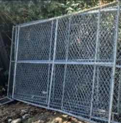 Temp fence panels